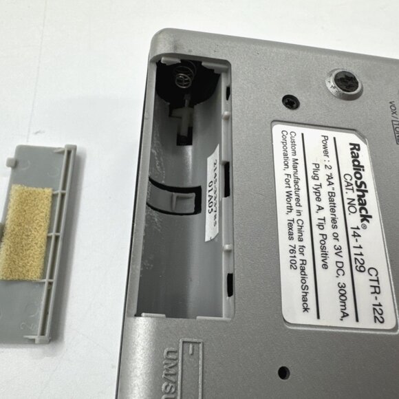 Radio Shack Cassette Tape Recorder CTR-122 14-1129 Voice Activated VOX - Picture 4 of 11